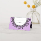 TINYつる植物バルミツワーシーティングテーブルエスコートカード プレイスカード (正面)