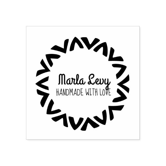 TINYつる植物差出人住所スタンプ ラバースタンプ (インプリント)