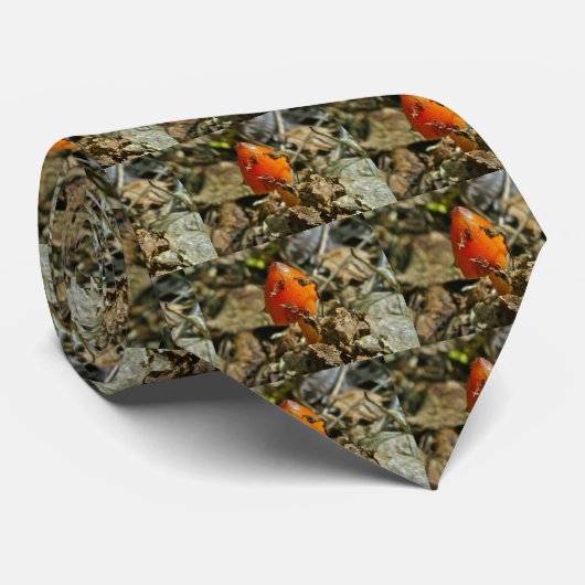 Tiny Amberina Cone Cap Mushroom Tie ネクタイ (ロール)