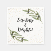 Tiny Bit Of Fun Martini Soiree スタンダードカクテルナプキン (正面)