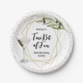 Tiny Bit Of Fun Martini Soiree ペーパープレート (正面)