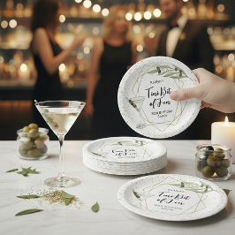 Tiny Bit Of Fun Martini Soiree ペーパープレート