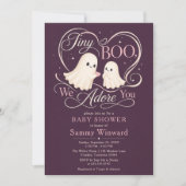Tiny Boo We Adore ギフトベビーシャワー 招待状 (正面)