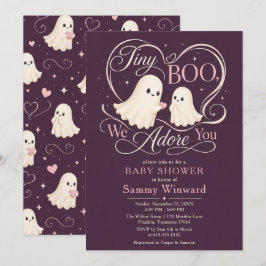 Tiny Boo We Adore ギフトベビーシャワー 招待状