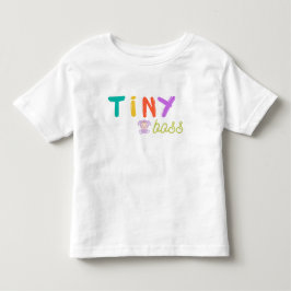 Tiny Boss かわいいウサギの服 カラフルな子供用Tシャツ トドラーTシャツ