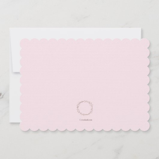 Tiny Buds写真誕生のお知らせ 案内状 (裏面)