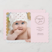 Tiny Buds写真誕生のお知らせ 案内状 (正面/裏面)