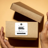 Tiny Business Big Appreciation packaging Logo スクエアシール