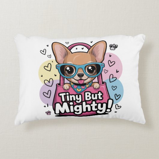 Tiny but Mighty アクセントクッション (正面)