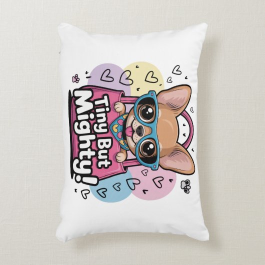 Tiny but Mighty アクセントクッション (正面(垂直))