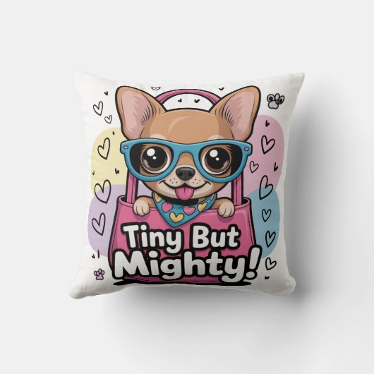 Tiny but Mighty クッション (裏面)