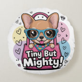 Tiny but Mighty ラウンドクッション (正面)