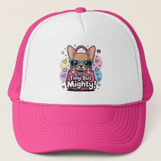 Tiny but Mighty Chihuahua レディースパーカー&スウェット キャップ