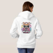 Tiny but Mighty Chihuahua  Women's Hoodies & Sweat パーカ (裏面フル)