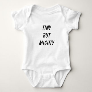 Tiny But Mighty Cute Funny Baby Bodysuit ベビーボディスーツ