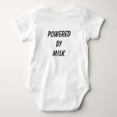 Tiny But Mighty Cute Funny Baby Bodysuit ベビーボディスーツ (裏面)