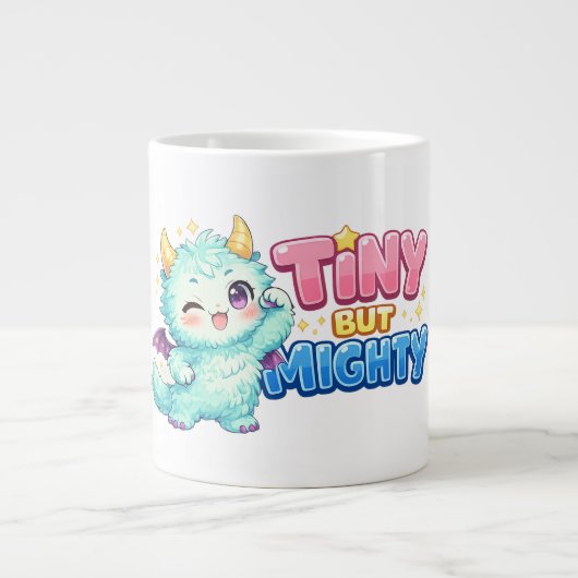 Tiny But Mighty Dragon ジャンボコーヒーマグカップ (正面)
