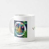 Tiny but Mighty – Editable Dinosaur Mug コーヒーマグカップ (正面左)