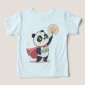 Tiny but Mighty – Superhero Panda Holding a Star (デザイン裏面)