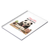 Tiny CEO Big Decisions 面白い赤ちゃんパンダノート ノートブック (左側)