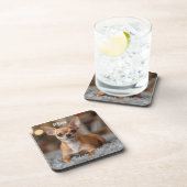 Tiny Chihuahua Personalized Beverage Coaster Set コースター (右側)