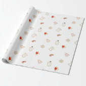 Tiny Christmas Cookies 無縫パターン｜より白に ラッピングペーパー (アンロールド)