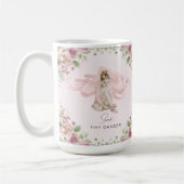 Tiny Dancer バレリーナ 名前入りマグカップ コーヒーマグカップ (左)