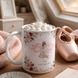 Tiny Dancer バレリーナ 名前入りマグカップ コーヒーマグカップ