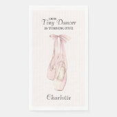 Tiny Dancer Ballerina Pink Girls Birthday (正面)