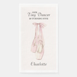 Tiny Dancer Ballerina Pink Girls Birthday