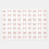 Tiny Dancer Ballerina Pink Girls Birthday ラッピングペーパーシート (正面)