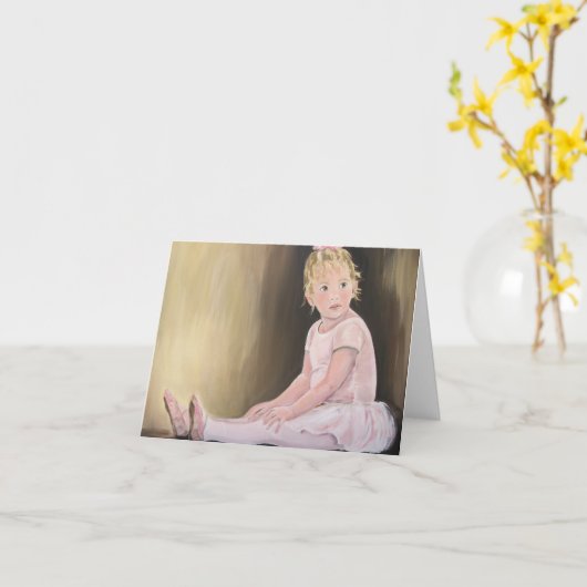 Tiny Dancer - Note Card カード (黄色い花)