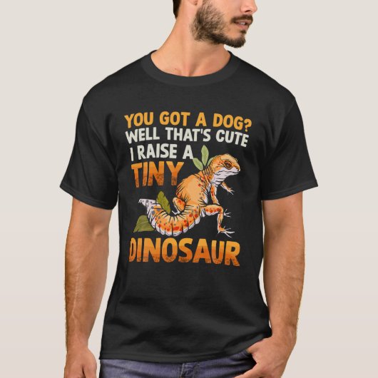 Tiny Dinosaur Cute Lizard Reptile Leopard Gecko Ki Tシャツ (正面)