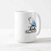 Tiny Dinosaur Lovebird コーヒーマグカップ (正面右)