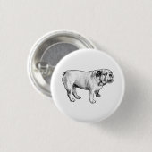 tiny dot joy, bulldog 缶バッジ (正面&裏面)