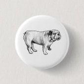 tiny dot joy, bulldog 缶バッジ (正面)
