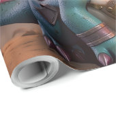 Tiny Dragon, Big Time Energy – The Ember Clockling ラッピングペーパー (ロールコーナー)