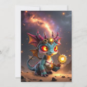 Tiny Dragon, Big Time Energy – The Ember Clockling 招待状 (裏面)