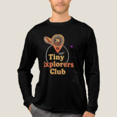 Tiny Explorers Club - ファミリー・ジオキャッシング デザイン トライブレンドＴシャツ (正面)