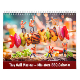 Tiny Grill Masters – 2026 Miniature BBQ Calendar カレンダー