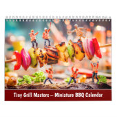 Tiny Grill Masters – 2026 Miniature BBQ Calendar カレンダー (カバー)