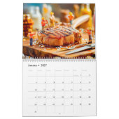 Tiny Grill Masters – 2026 Miniature BBQ Calendar カレンダー (1月 2027)