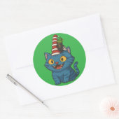 Tiny Hats, Big Holiday Cheer ラウンドシール (封筒)