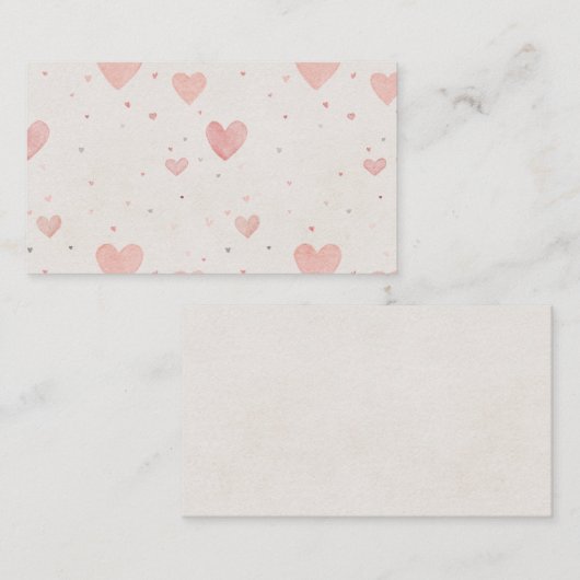 Tiny Hearts 封入カード エンクロージャーカード (正面/裏面)