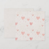 Tiny Hearts Square Invitation 招待状 (正面/裏面)