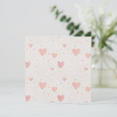 Tiny Hearts Square Invitation 招待状 (スタンド正面)