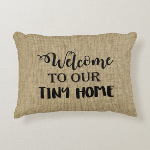 Tiny Homeのスローピロー ウェルカムデコレーション アクセントクッション