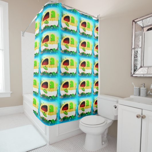 Tiny house ジプシー キャラバン シャワーカーテン (インサイチュ)