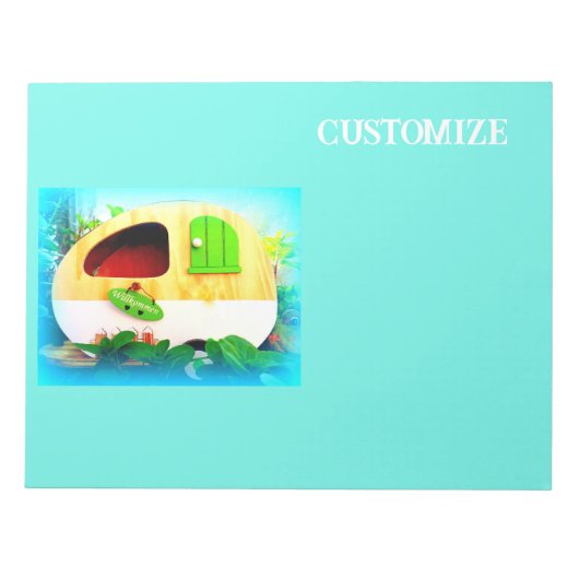 Tiny house ジプシー キャラバン ノートパッド (正面)