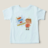Tiny Human Big Personality Funny Kids T-ShiT-Shirt (デザイン正面)